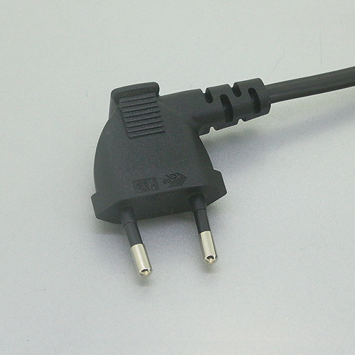 EU 90 Degree AC Power Cord